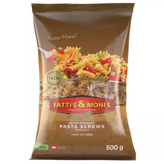 Fattis&Monis Whole Wheat Screws 500g Fattis&Monis Whole Wheat Screws 500g