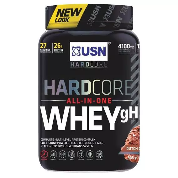 USN Hardcore Whey 908g Choc 908g USN Hardcore Whey 908g Choc 908g