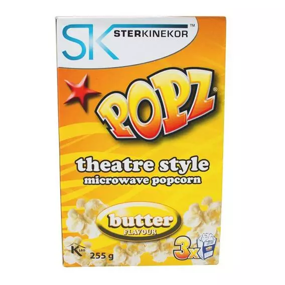 Ster-Kinekor Microwave Popcorn Butter 3x85G 85g