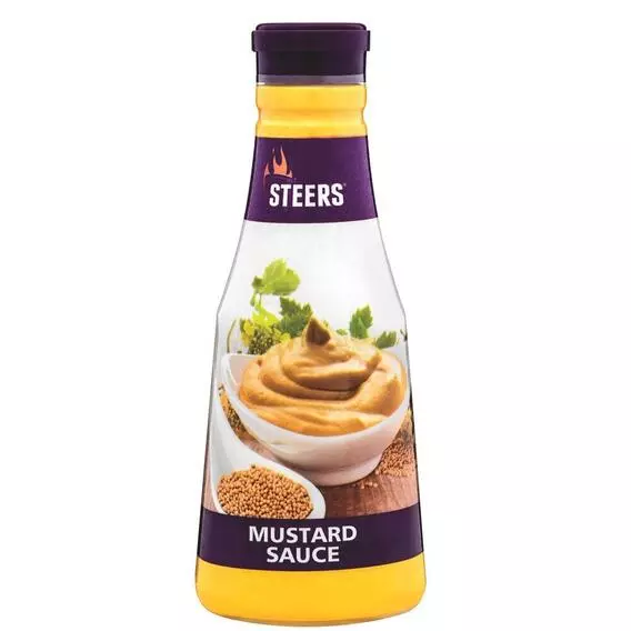 Steers Sauce Mustard 375ml Steers Sauce Mustard 375ml