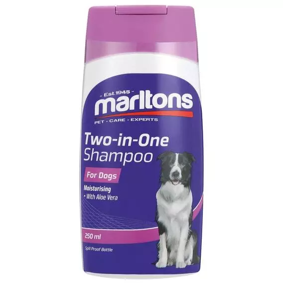Marltons 2-In-1 Moisturising Shampoo For Dogs 250ml Marltons 2-In-1 Moisturising Shampoo For Dogs 250ml