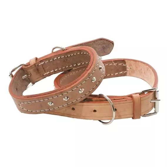 Marltons Stitched 19mm Studded Collar No.4 Marltons Stitched 19mm Studded Collar No.4