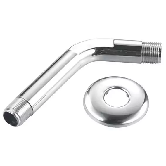 Bathroom Shop Shower Arm With Flange, Chrome