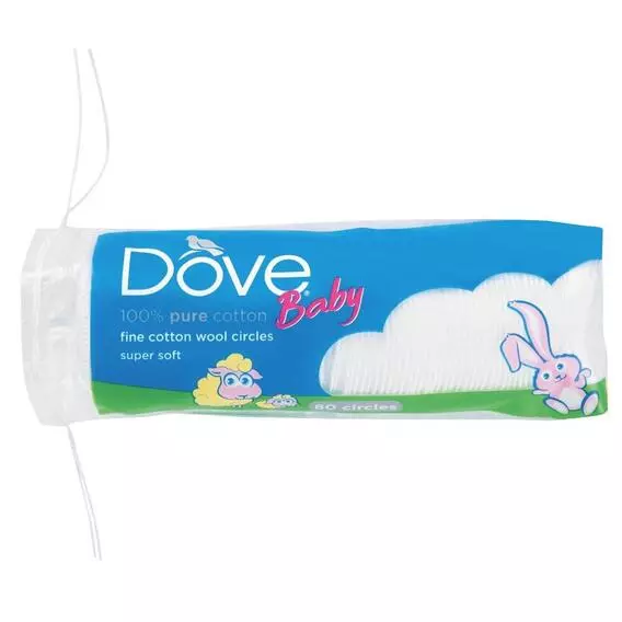 Dove Baby Cotton Circles 80's Dove Baby Cotton Circles 80's