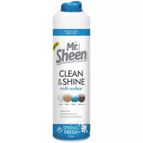 Mr Sheen Clean & Shine Spray Polish 275ml