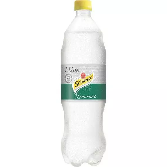 Schweppes Soft Drink Lemonade Plastic Bottle 1L