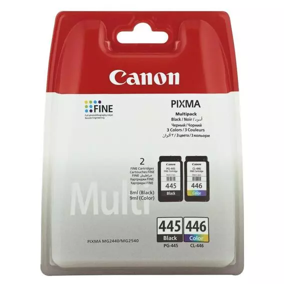 Canon Tri Cartridge System Ink Cartridge PG-445/446 MP