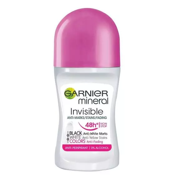 Garnier Mens Anti/Pers R/On Blk Wht & Colours 50ml Garnier Mens Anti/Pers R/On Blk Wht & Colours 50ml