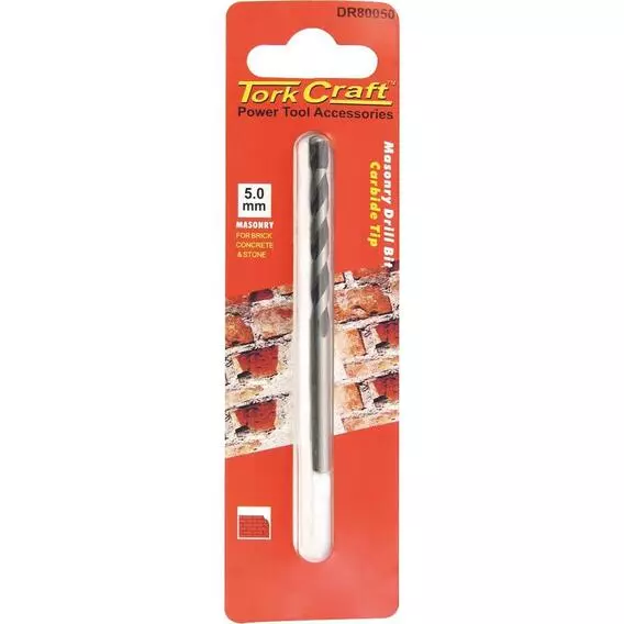 Tork Craft 5.0MM MASONRY/CONCRETE DRILL BIT DR80050 Tork Craft 5.0MM MASONRY/CONCRETE DRILL BIT DR80050