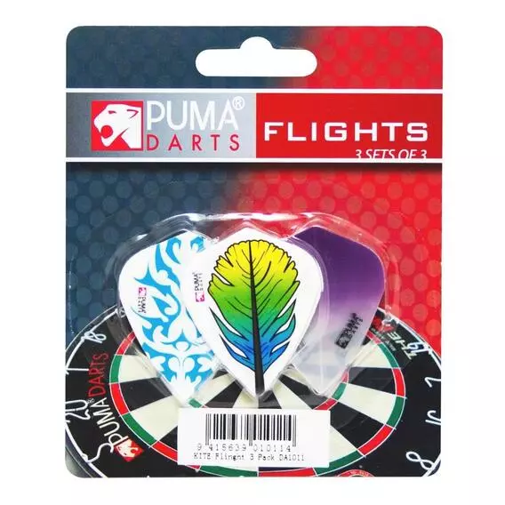 Puma Darts Poly Kite Flights 9 Pack Puma Darts Poly Kite Flights 9 Pack