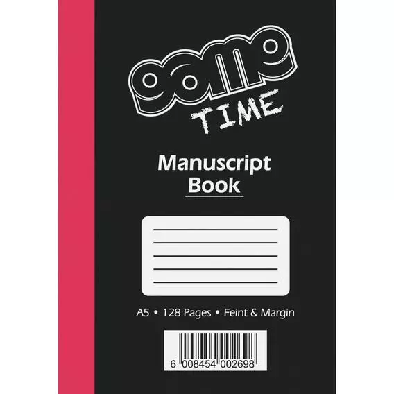 Game A5 Manuscript Book 128 Page Feint Margin Game A5 Manuscript Book 128 Page Feint Margin