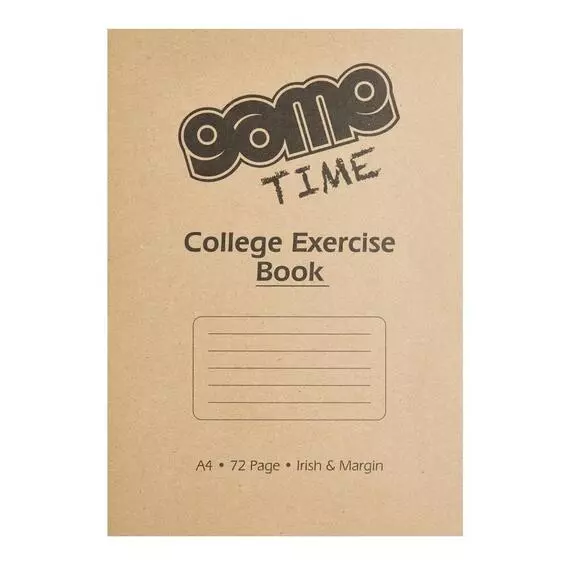 Game Exercise Book A4 72Pg Irish Game Exercise Book A4 72Pg Irish