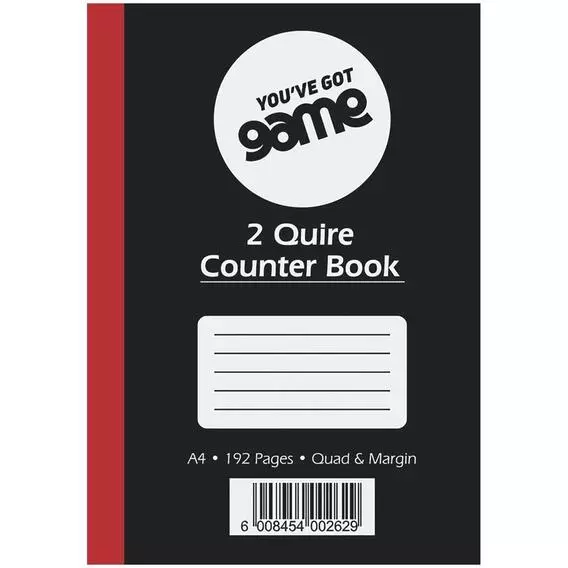 Game Game Hard Cover 2-Quire 192Pg Quad Margi Game Game Hard Cover 2-Quire 192Pg Quad Margi