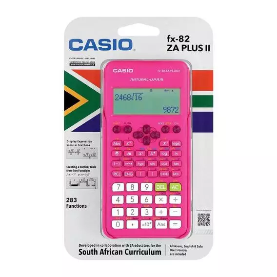Casio Scientific Calculator Pink Fx82Za