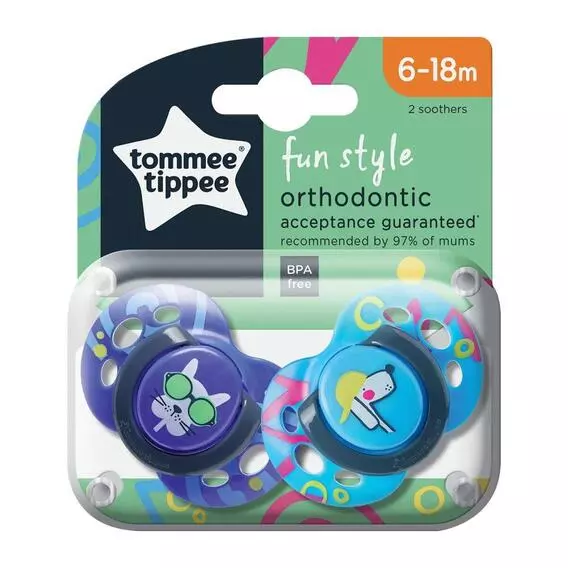 Tommee Tippee Closer To Nature Fun Soother 6-18Months