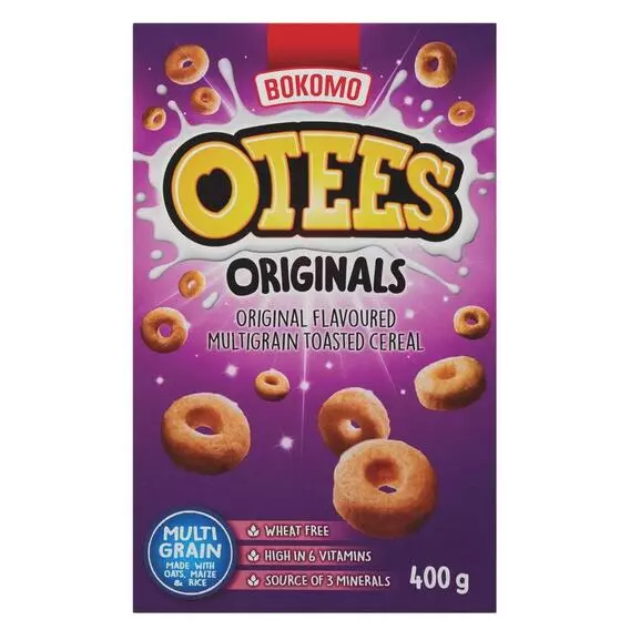 Bokomo Otees Multigrain Toasted Original Cereal 375g Bokomo Otees Multigrain Toasted Original Cereal 375g