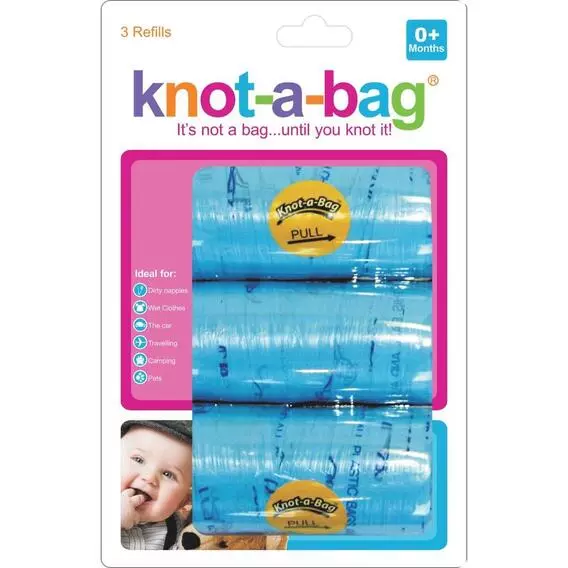 Snuggle Time Knot-A-Bag Disposable Nappy Bag Refill Snuggle Time Knot-A-Bag Disposable Nappy Bag Refill