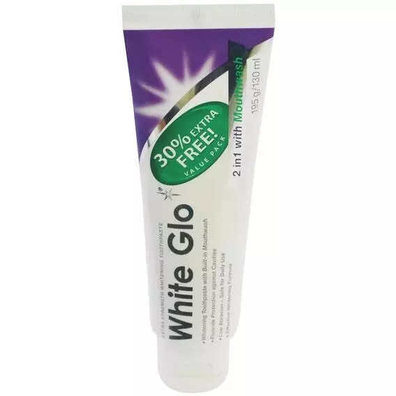 White Glo Toothpaste 2-In-1 30ml