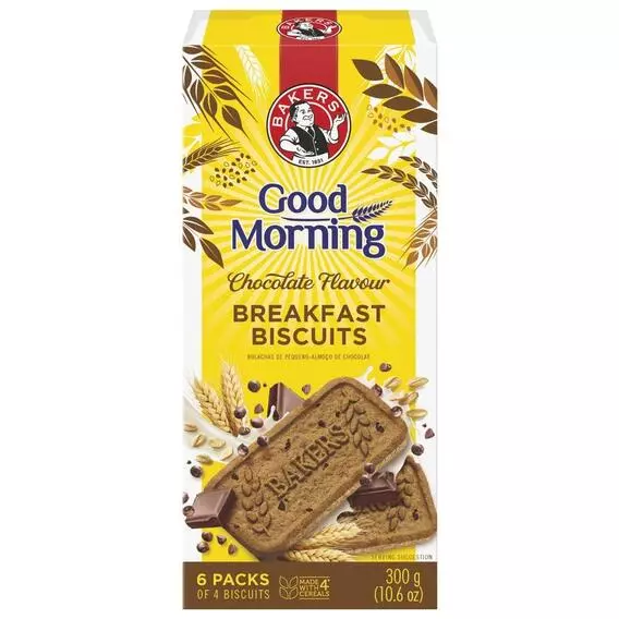 Bakers Good Morning Biscuits Chocolate 300g Bakers Good Morning Biscuits Chocolate 300g