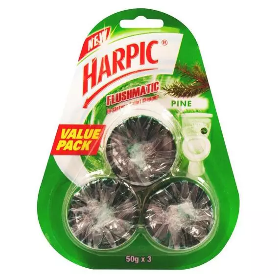 Harpic Flushmatic Blocks Pine 50g