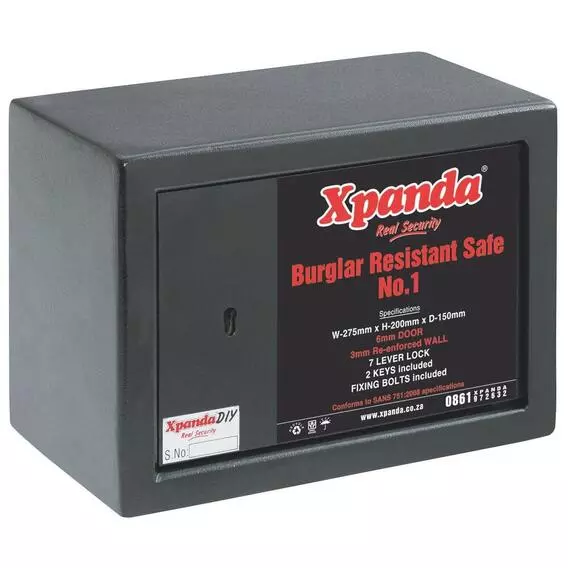 Xpanda BURGLAR RESISTANT SAFE NO.1 SAFE NO.1 Xpanda BURGLAR RESISTANT SAFE NO.1 SAFE NO.1