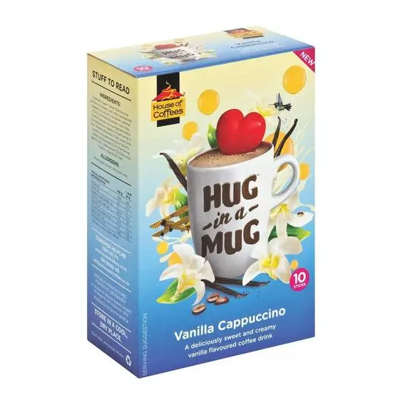 House Of Coffees HOC HIAM Vanilla Capp 10's 24g