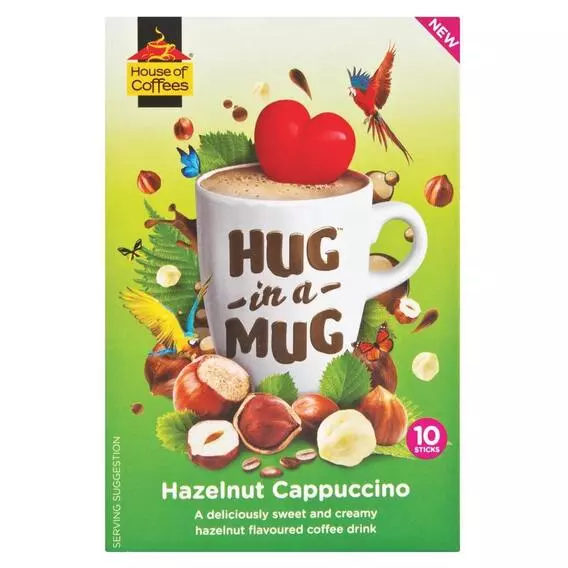 House Of Coffees HOC HIAM Hazelnut Capp 10's 24g