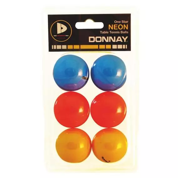 Donnay Donnay 1 Star - Neon Balls