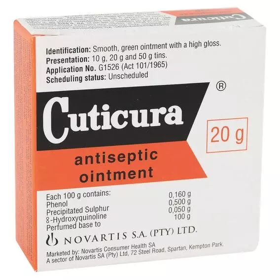 Cuticura Antiseptic Ointment 20g