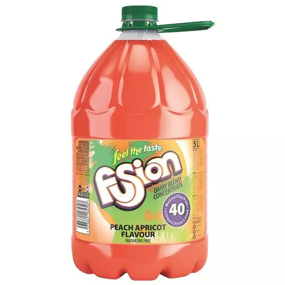 Fusion Juice Concentrate Peach & Apricot 5L Fusion Juice Concentrate Peach & Apricot 5L