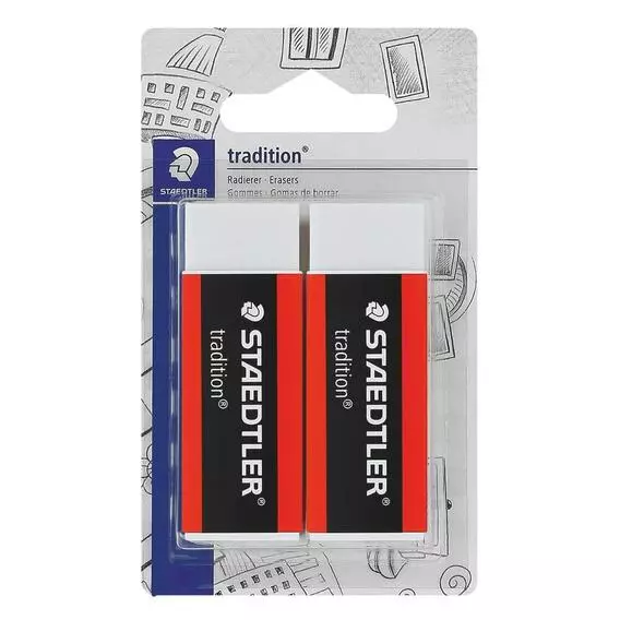 Staedtler Eraser 2 Pack Staedtler Eraser 2 Pack