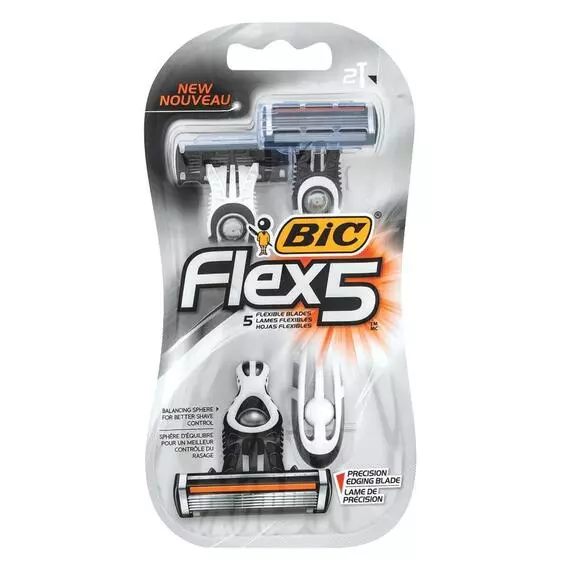 BIC Flex5 Mens Razor 2 Pack BIC Flex5 Mens Razor 2 Pack
