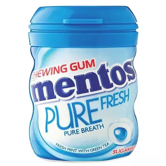 Mentos Pure Fresh Gum Bottle 61g