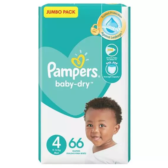 Pampers AB Jumbo Maxi Size 4 66's
