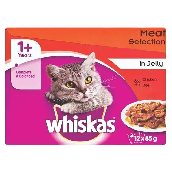 Whiskas M/Pack Meat Select IJ 12x 85g