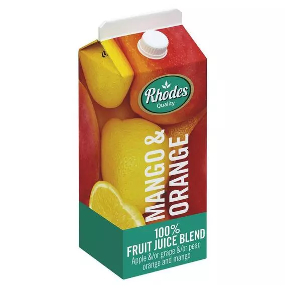 Rhodes Long-Life Fruit Juice Mango & Orange 2L