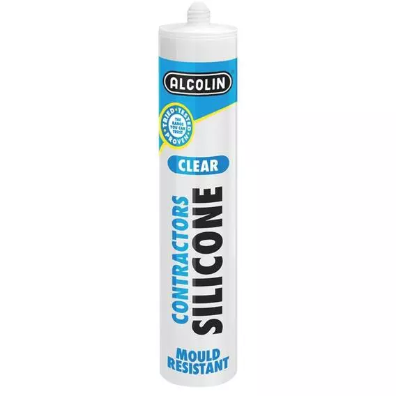 Alcolin CONTRACTORS SILICONE CLEAR 260ml 056-70 Alcolin CONTRACTORS SILICONE CLEAR 260ml 056-70