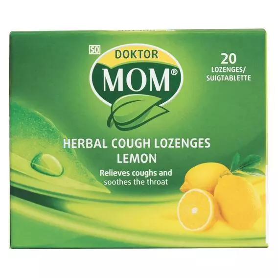 Doktor Mom Herbal Cough Lozenges Lemon 20 Pack Doktor Mom Herbal Cough Lozenges Lemon 20 Pack