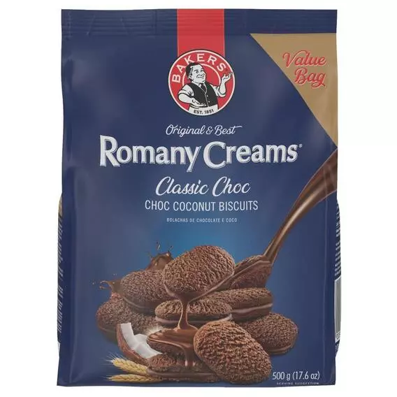 Bakers Romany Creams Biscuits 500g Bakers Romany Creams Biscuits 500g