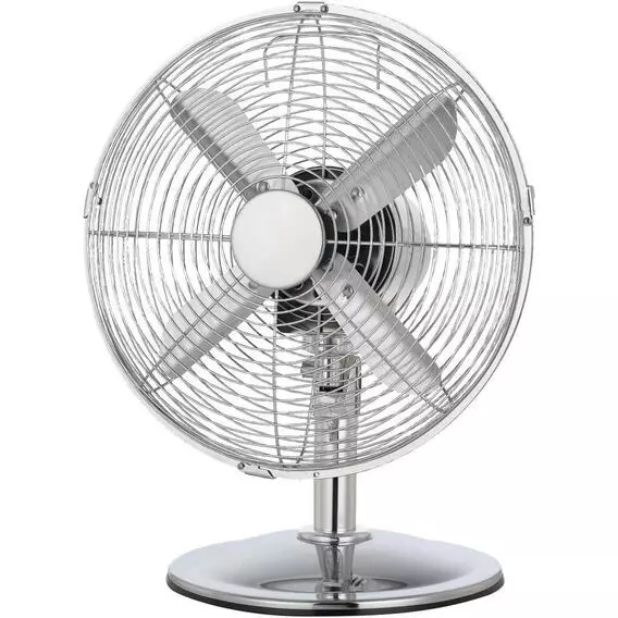 Logik 30CM Desk Fan Chrome ZF-1214DCR Logik 30CM Desk Fan Chrome ZF-1214DCR