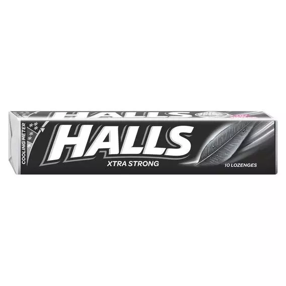 Halls Cough Drops Lozenger Roll Extra Strong Halls Cough Drops Lozenger Roll Extra Strong