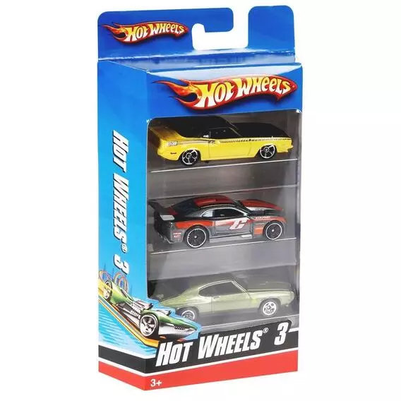 Hot Wheels 3 Pce 1: 64 Diecast Car Set