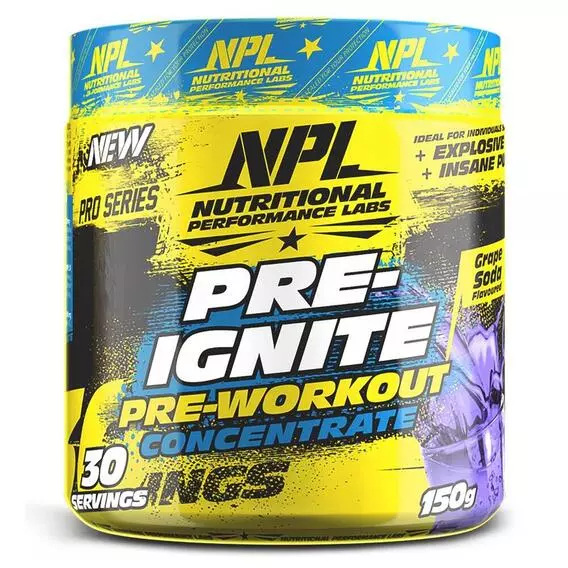 NPL Pre-Ignite Pre-Workout Grape 150g