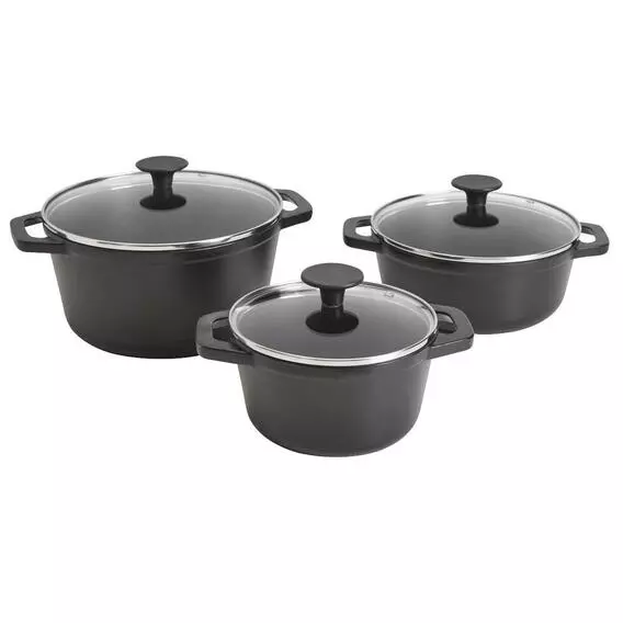 Mainstays 6 Pce Cast Iron Pot Set