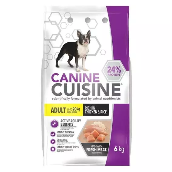 CANINE CUISINE Small Chicken And Rice 6kg CANINE CUISINE Small Chicken And Rice 6kg