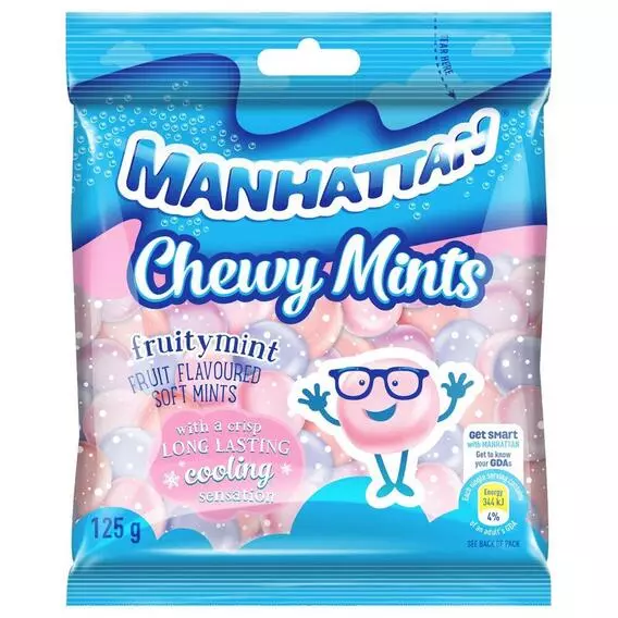 Manhattan Fruity Mint Flavour 125g