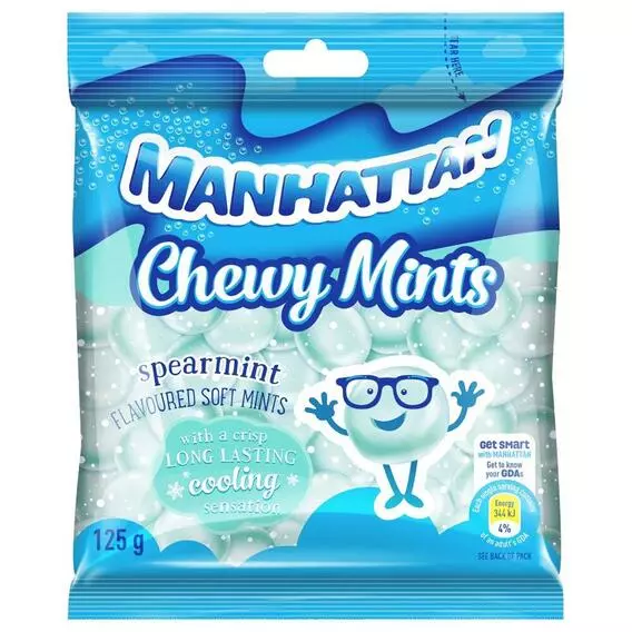 Manhattan Chewy Mints 125g