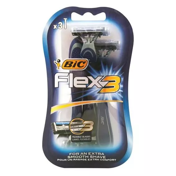BIC Flex 3 Comfort Shaver Silver BIC Flex 3 Comfort Shaver Silver
