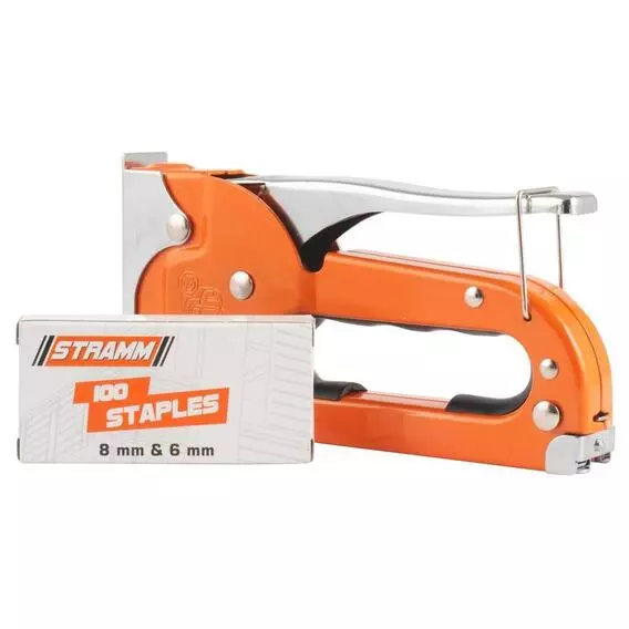 Stramm HEAVY DUTY STAPLE GUN WITH STAPLES 1840 2