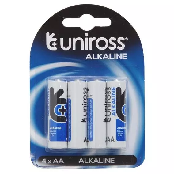 Uniross Alkaline AA 4PK U0461714